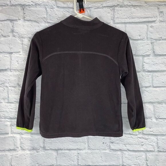 Under armour 1/4 zip Longsleeve fleece pullover w/front pockets grey sz 6 boys - Picture 7 of 7